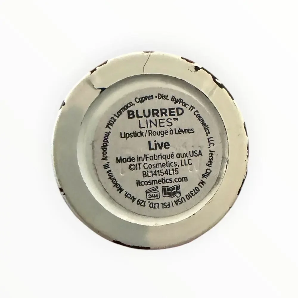 IT Cosmetics Blurred Lines Smooth Fill Lipstick - Shade: LIVE - New NWOB